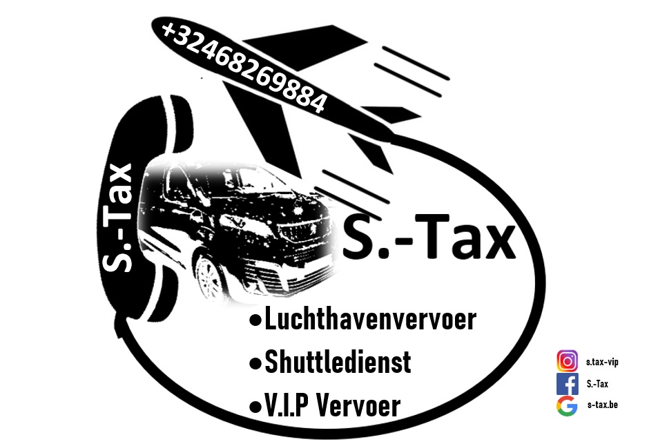 Logo S.-Tax, taxi in Gent