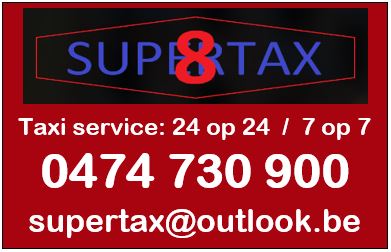 Logo SuperTax, taxi in Zwijndrecht